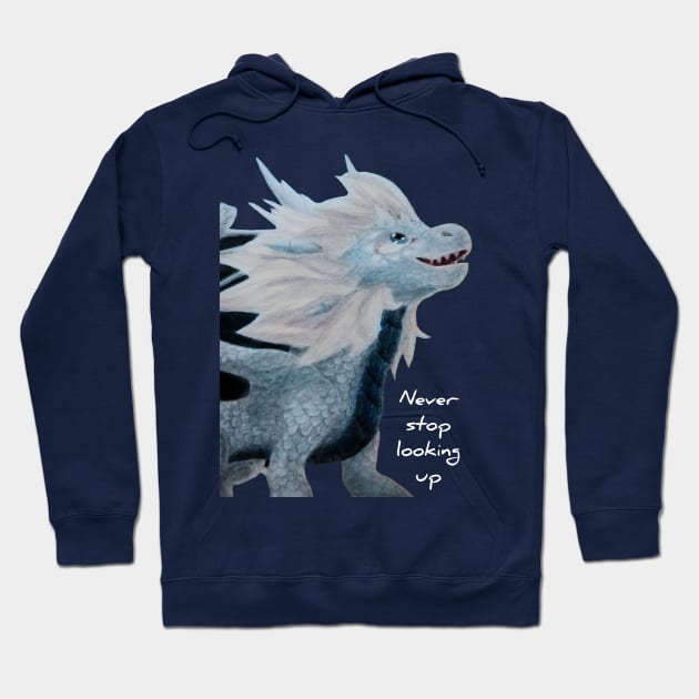 Zym - Never Stop looking Up Hoodie by Lycoris ArtSpark